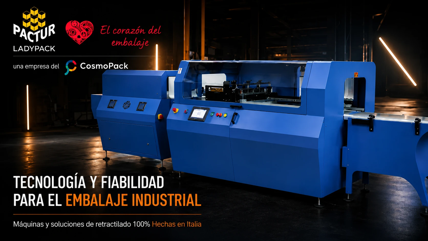 Retractiladora Automática en Continuo